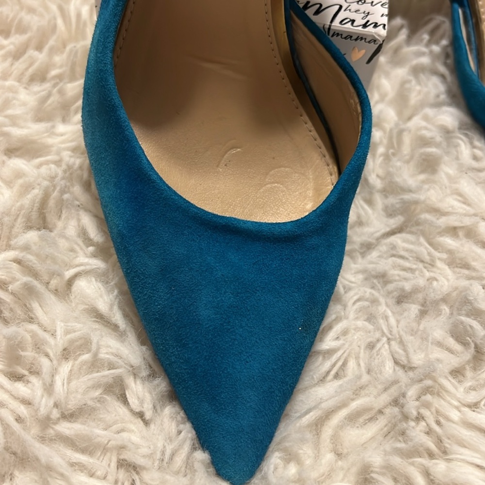 Woman’s shoe by Jessica Simpson blue size 7M pre~owned - Picture 4 of 5
